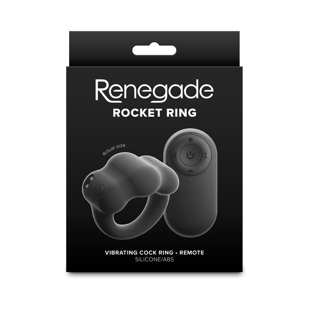 NS Novelties - Renegade Rocket Ring Black - Cockrings