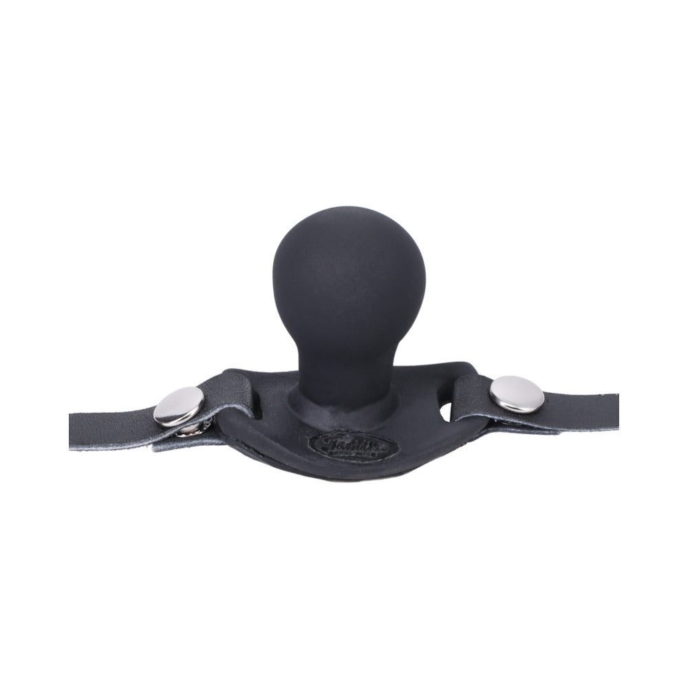 Tantus - Tantus Beginner Ball Gag Onyx (Bag) - Bondage & Fetish Toys