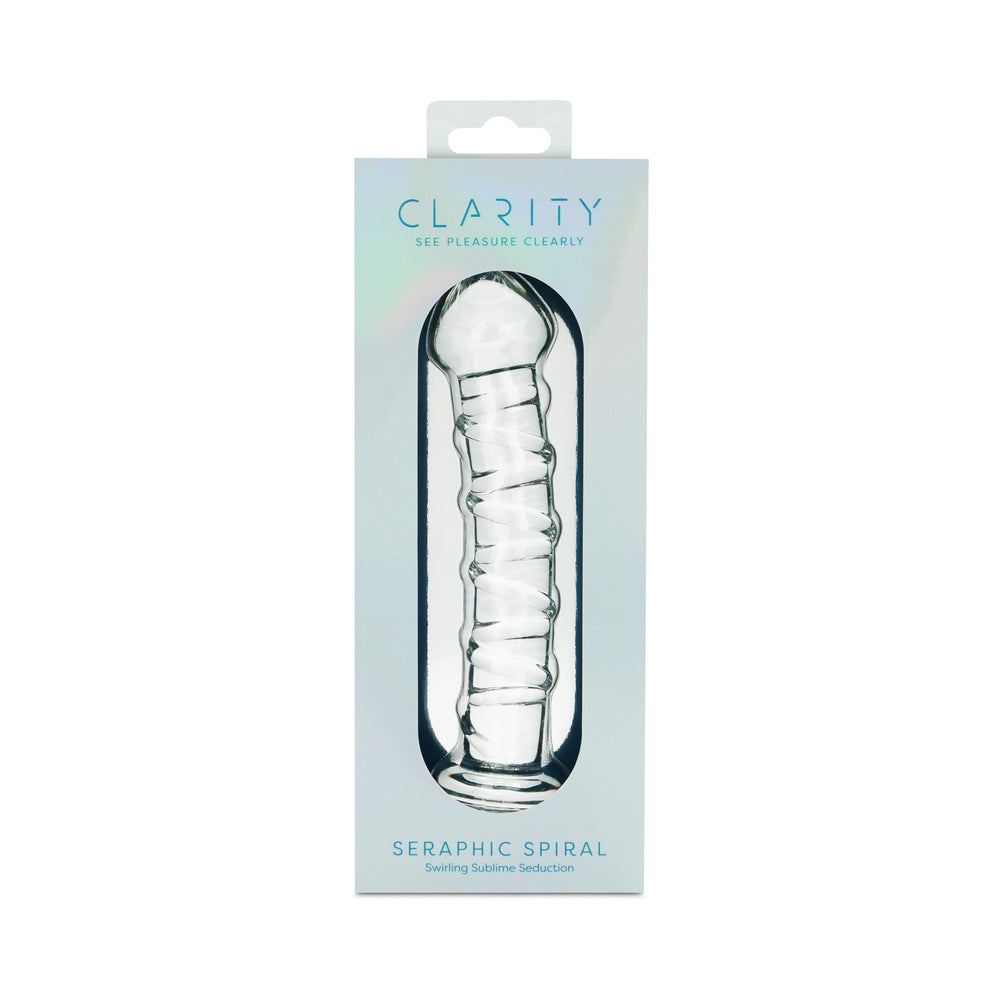 Creative Conceptions - Clarity Seraphic Spiral Glass Dildo - Dildos