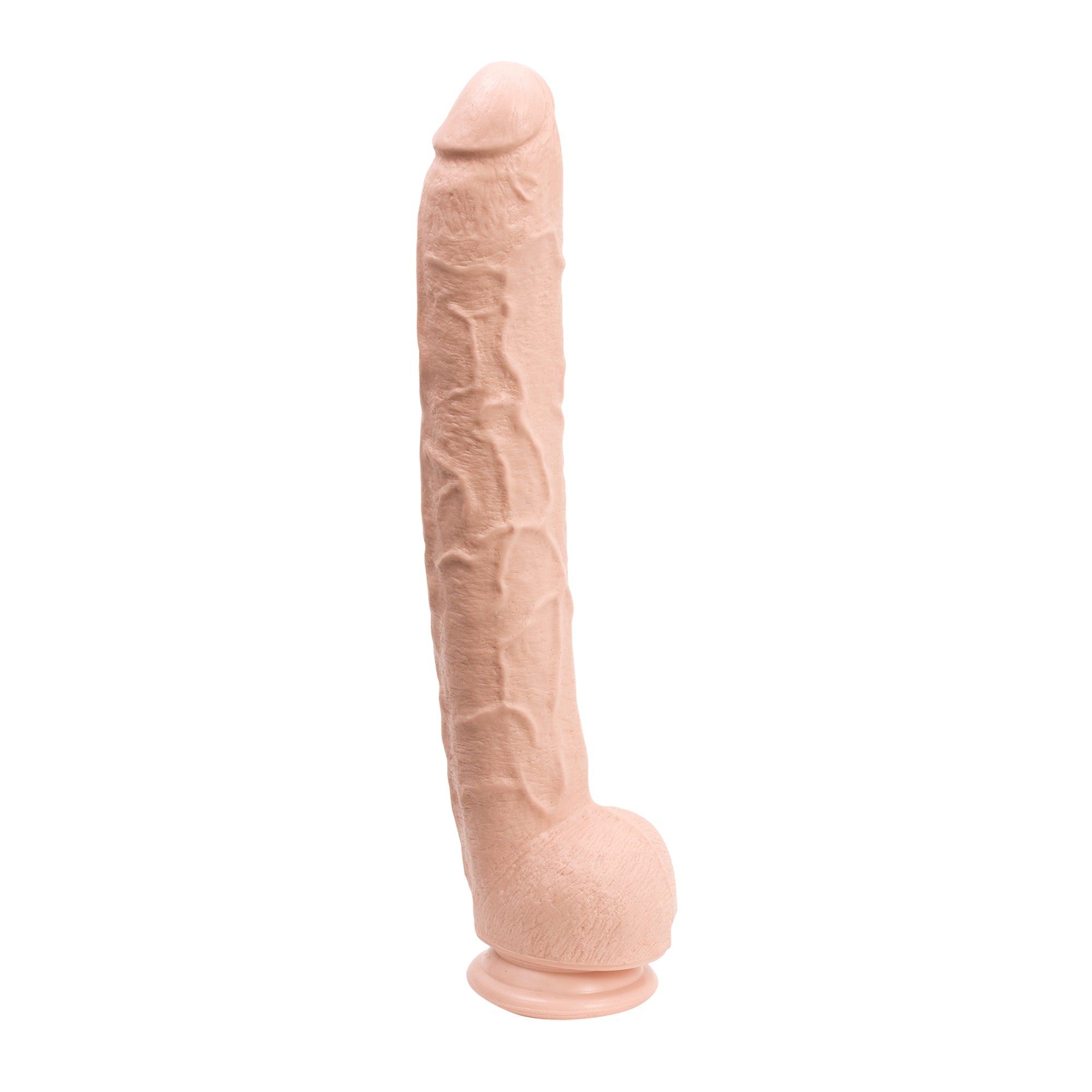 Doc Johnson - Dick Rambone: 18 in. x 2.5 in. Beige - Dildos - PVC