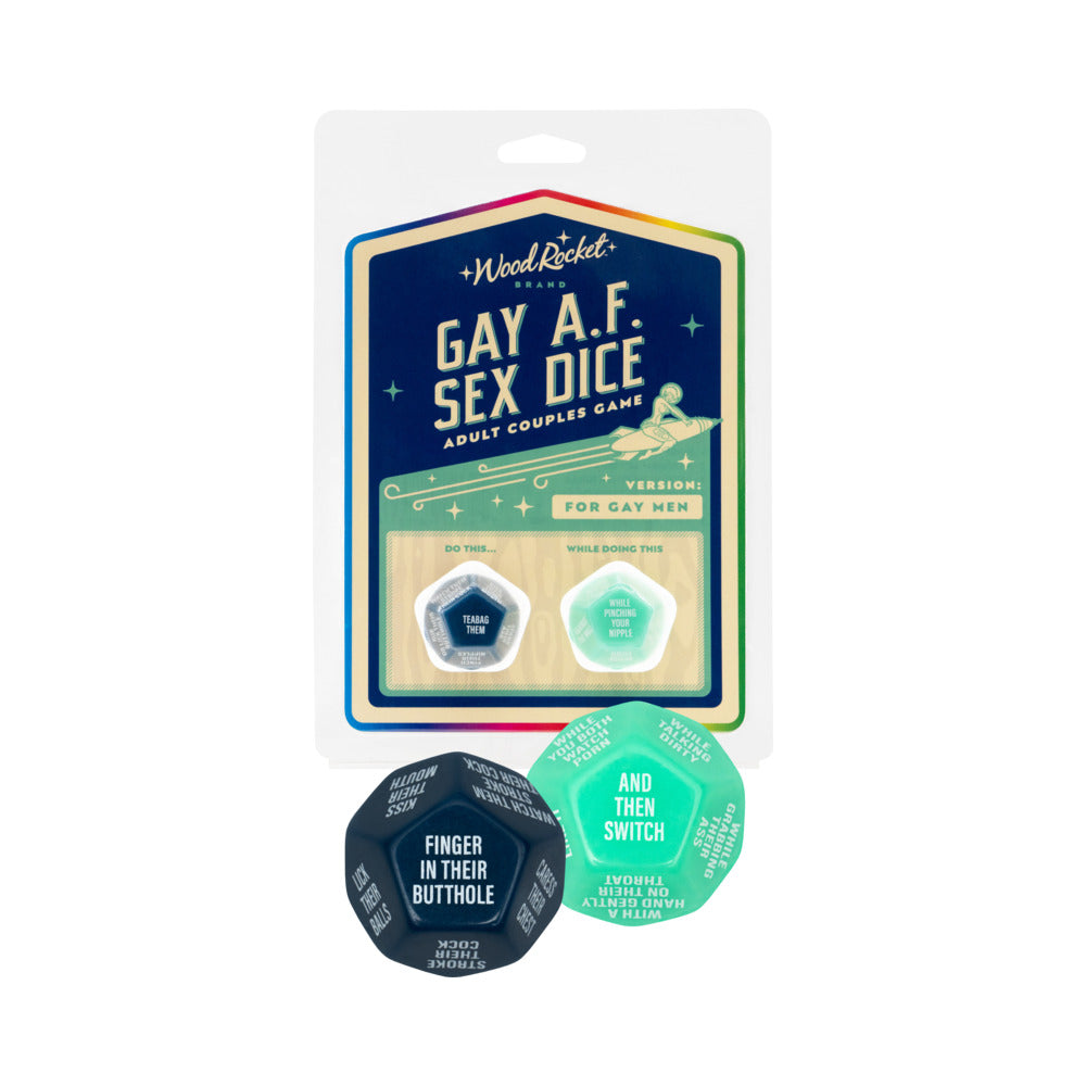 Wood Rocket - Gay AF Sex Dice: Gay Men - Novelties & Games - ABS