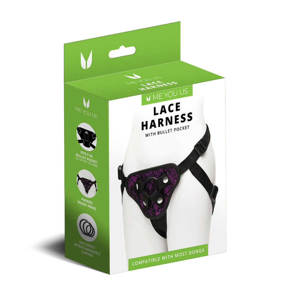 Me You Us - Me You Us Adjustable Harness Purple - Harnesses & Strap-Ons - Polyester