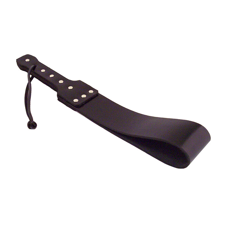 Rouge Garments - Rouge Folded Paddle Black - Bondage & Fetish Toys - Leather