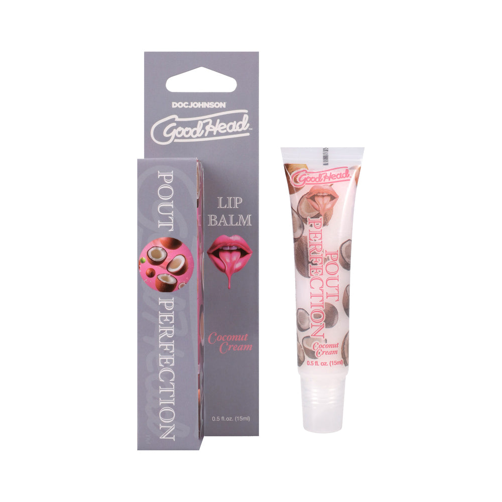 Doc Johnson - GoodHead Pout Perfection Lip Balm Coconut Cream - Supplements & Enhancers