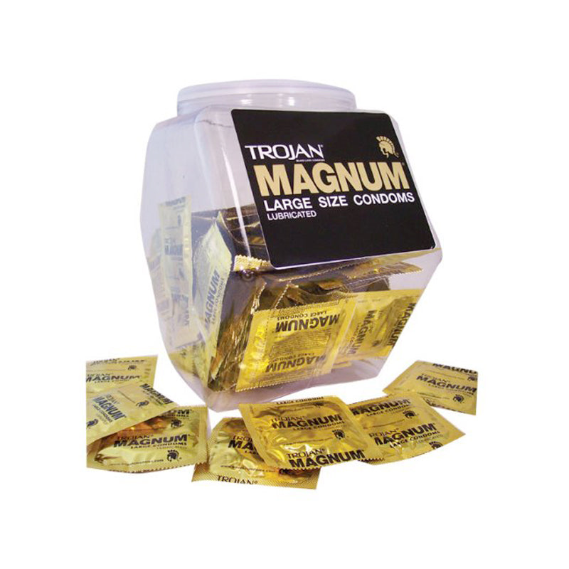Paradise Marketing - Trojan Magnum Large Size Latex Condoms (Bowl of 40) - General - Latex
