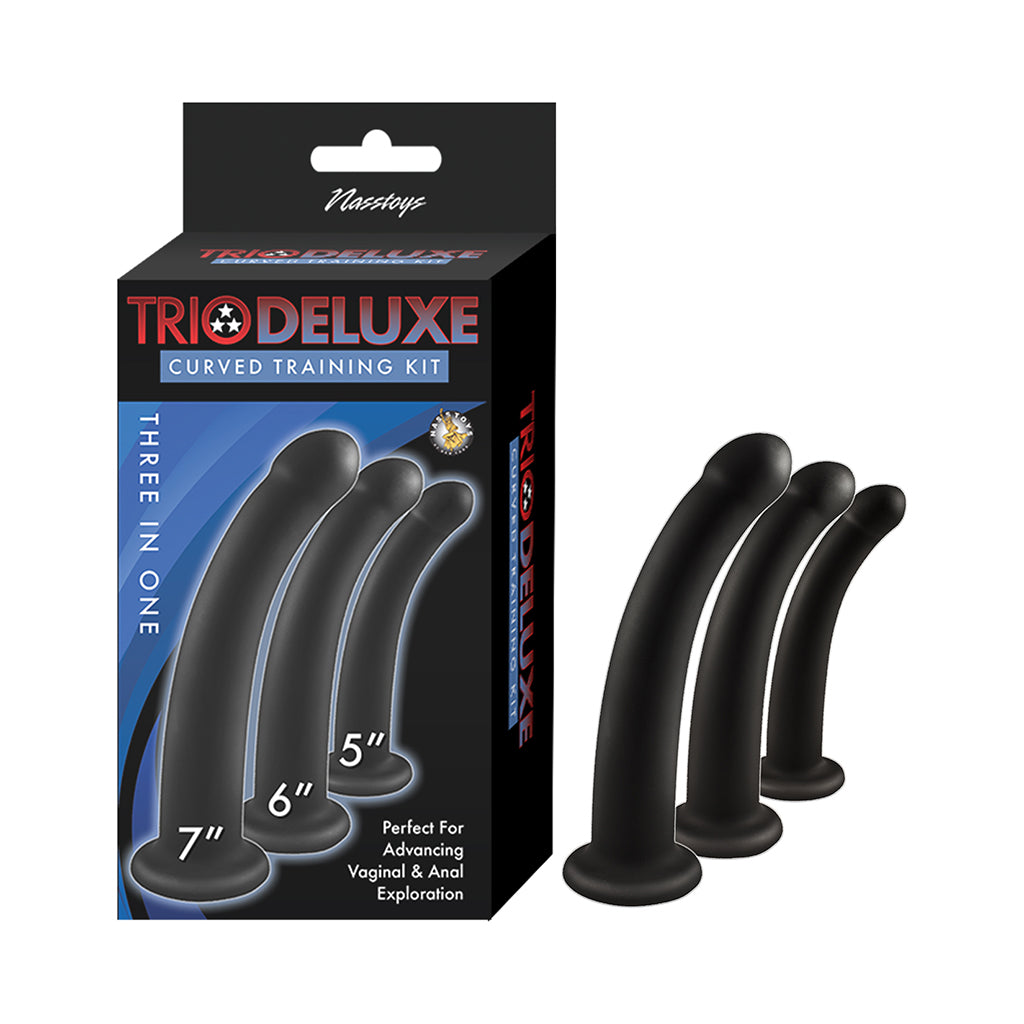 Nasstoys - Trio Deluxe Curved Training Kit Black - Dildos