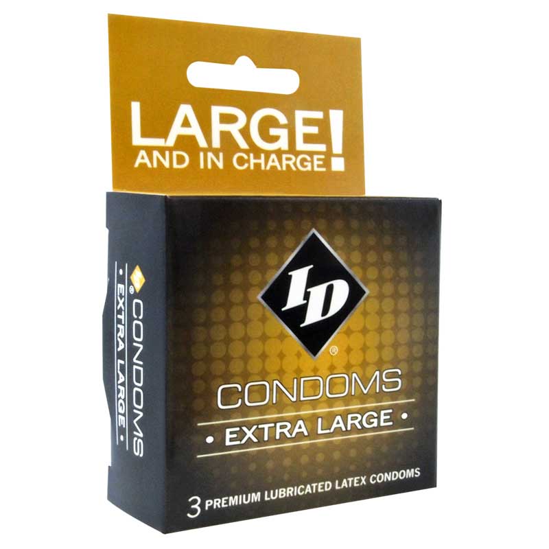 ID Lubricants - ID Extra Large Condom (3) - General - Latex