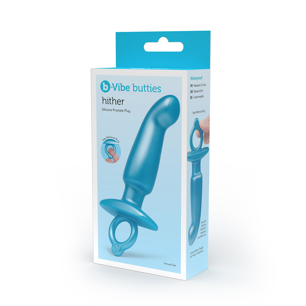 b-Vibe - b-Vibe Butties Hither Silicone Prostate Plug - Anal Toys & Stimulators - Silicone