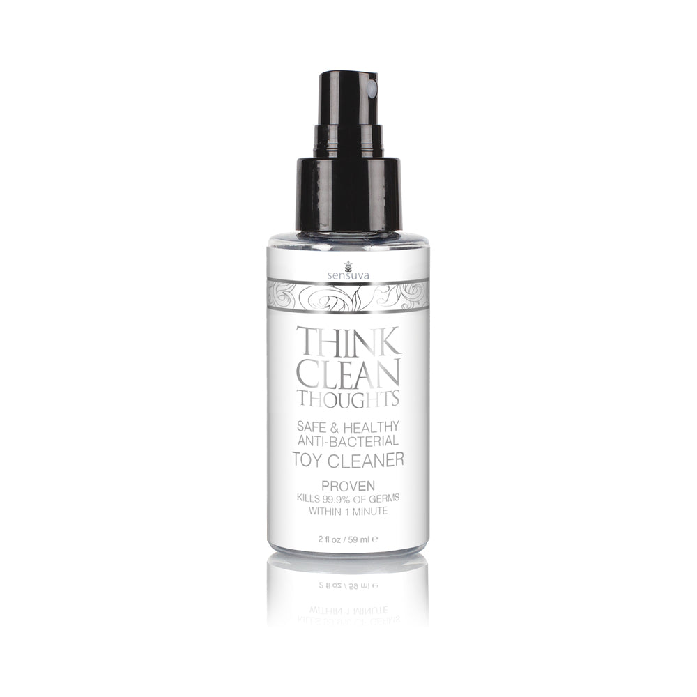 Sensuva - Sensuva Think Clean Thoughts Anti-Bacterial Toy Cleaner 2 oz. - Lubricants, Creams & Glides - Liquid