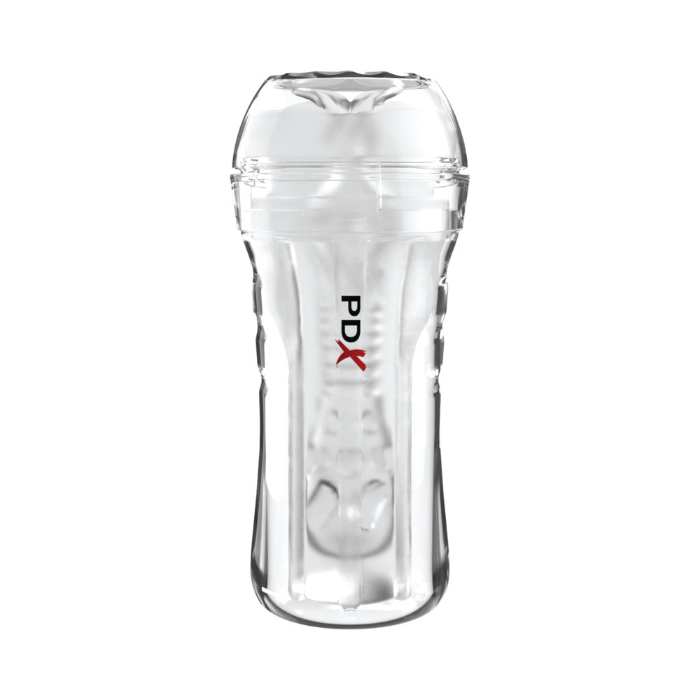 PDX Brands - PDX Extreme Wet Pussies Super Luscious Lips Self-Lubricating Stroker Frosted - General