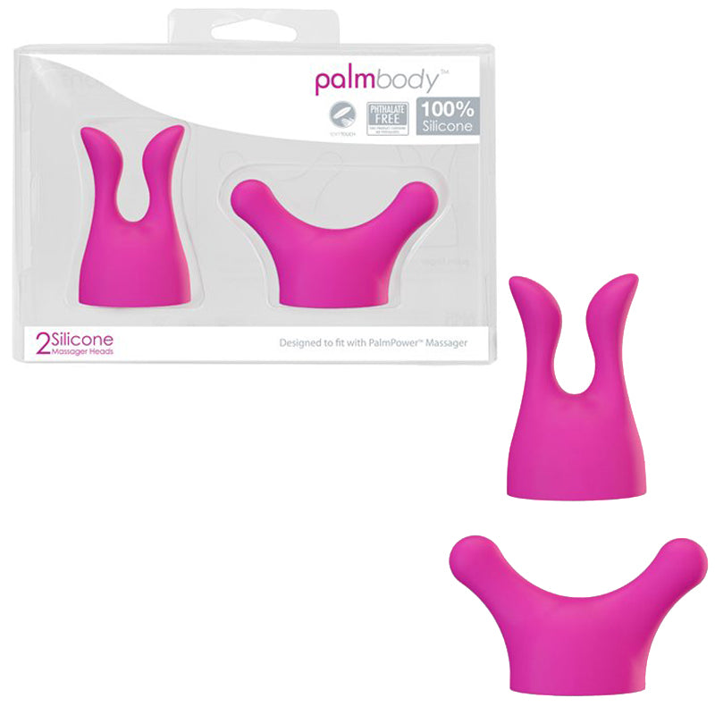 BMS - Palm Power Massager Heads Body (Set of 2) - Vibrators - Silicone