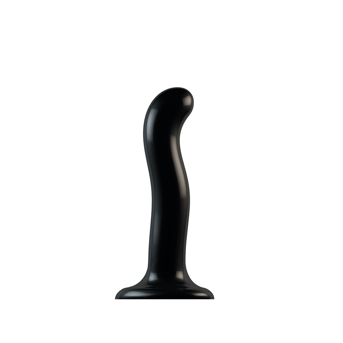 Lovely Planet - Strap-On-Me P&G-Spot Dildo Medium Black - Dildos - Silicone