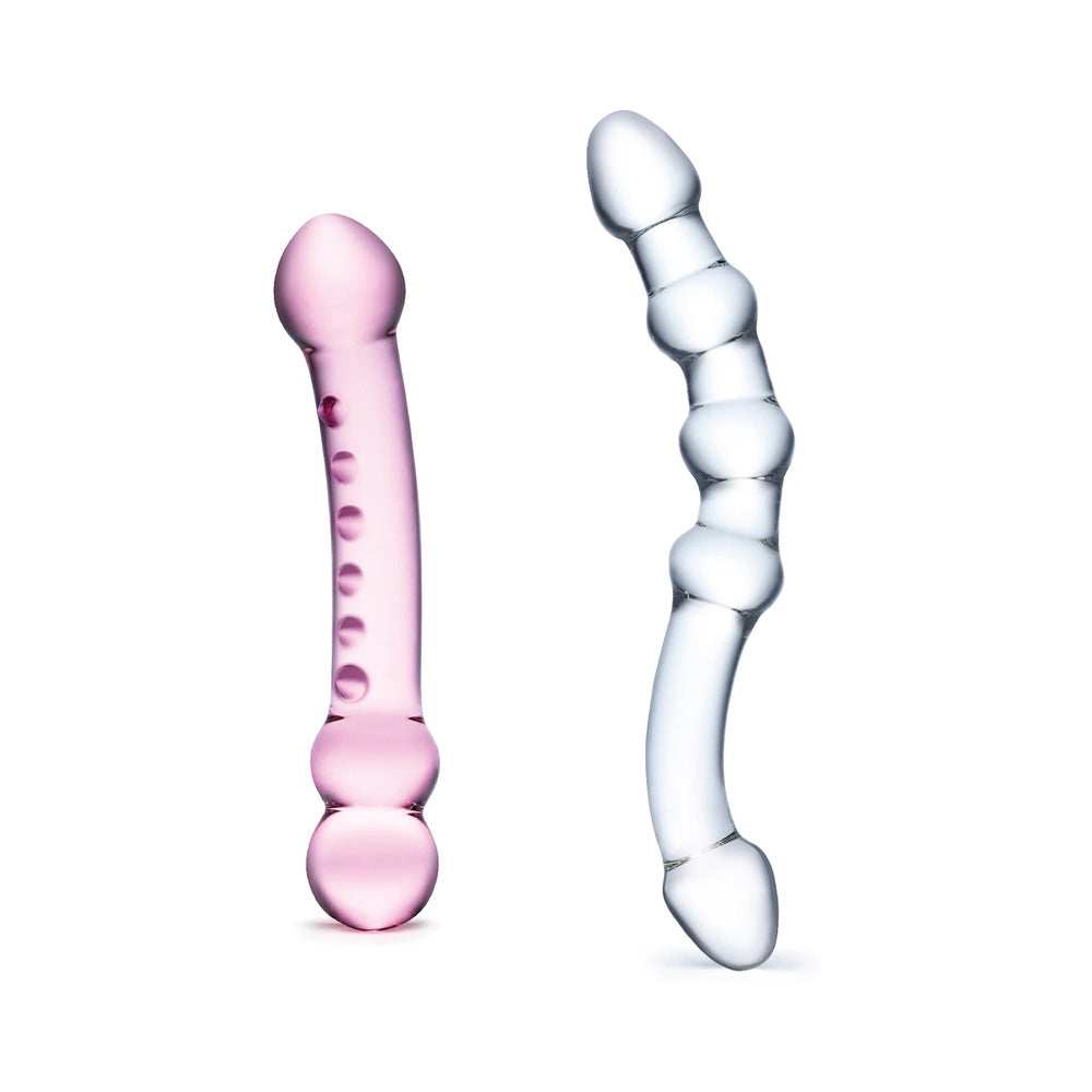 Electric Eel - Glas 2-Piece Double Pleasure Glass Dildo Set - Dildos - Glass