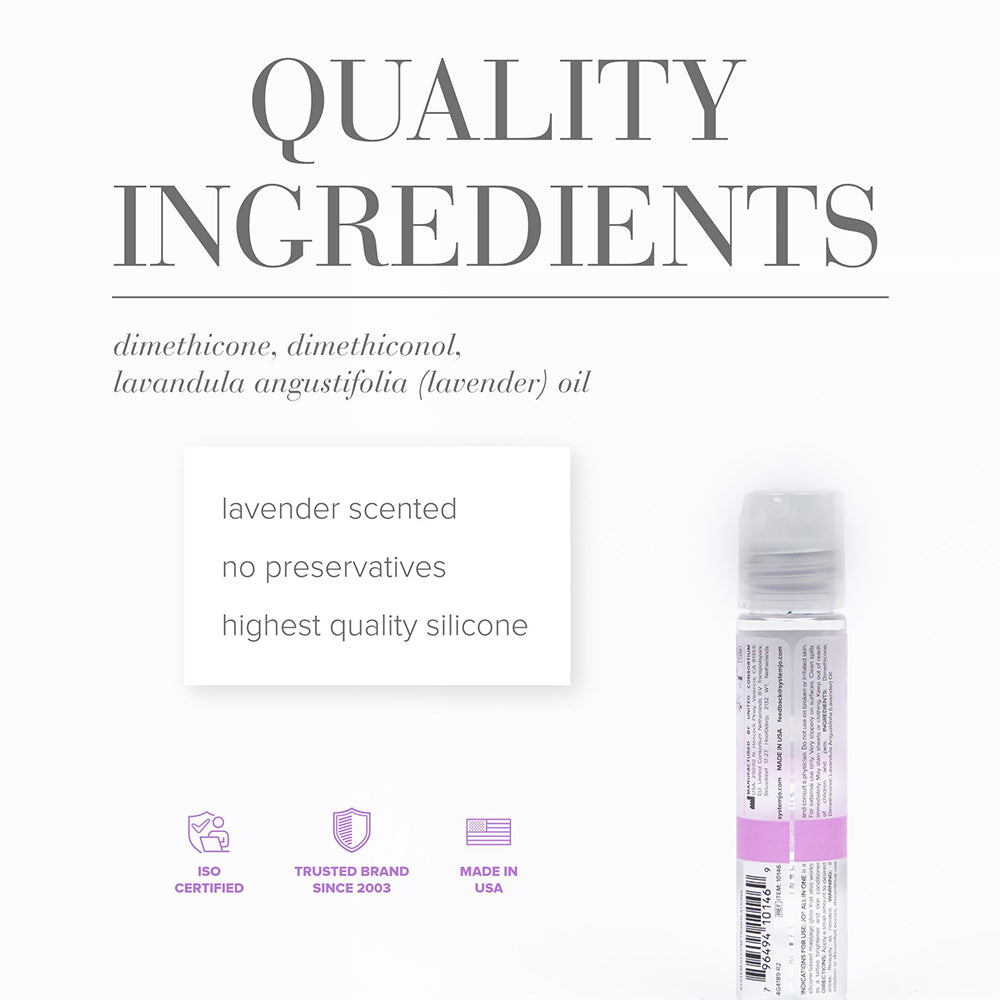 System JO - JO All-In-One Sensual Massage Glide Lavender 1 oz. - Lubricants, Creams & Glides - Liquid