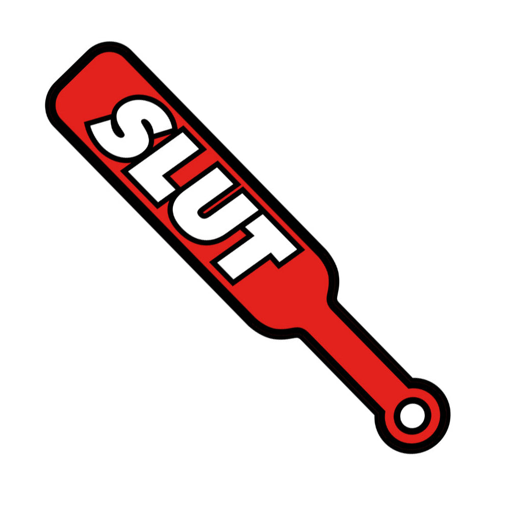 Wood Rocket - Sex Toy Pin Paddle Slut - Novelties & Games - Metal