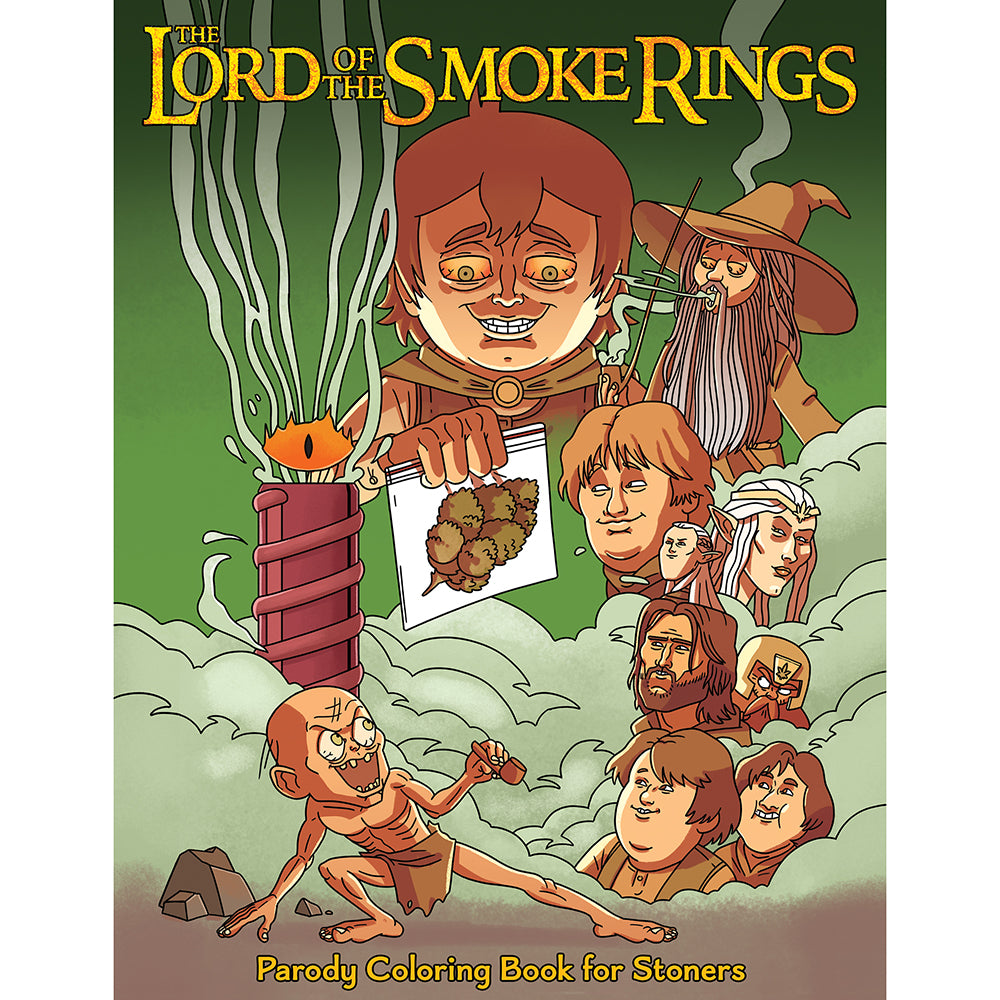 Wood Rocket - The Lord of the Smoke Rings Coloring Book - Novelties & Games - Paper
