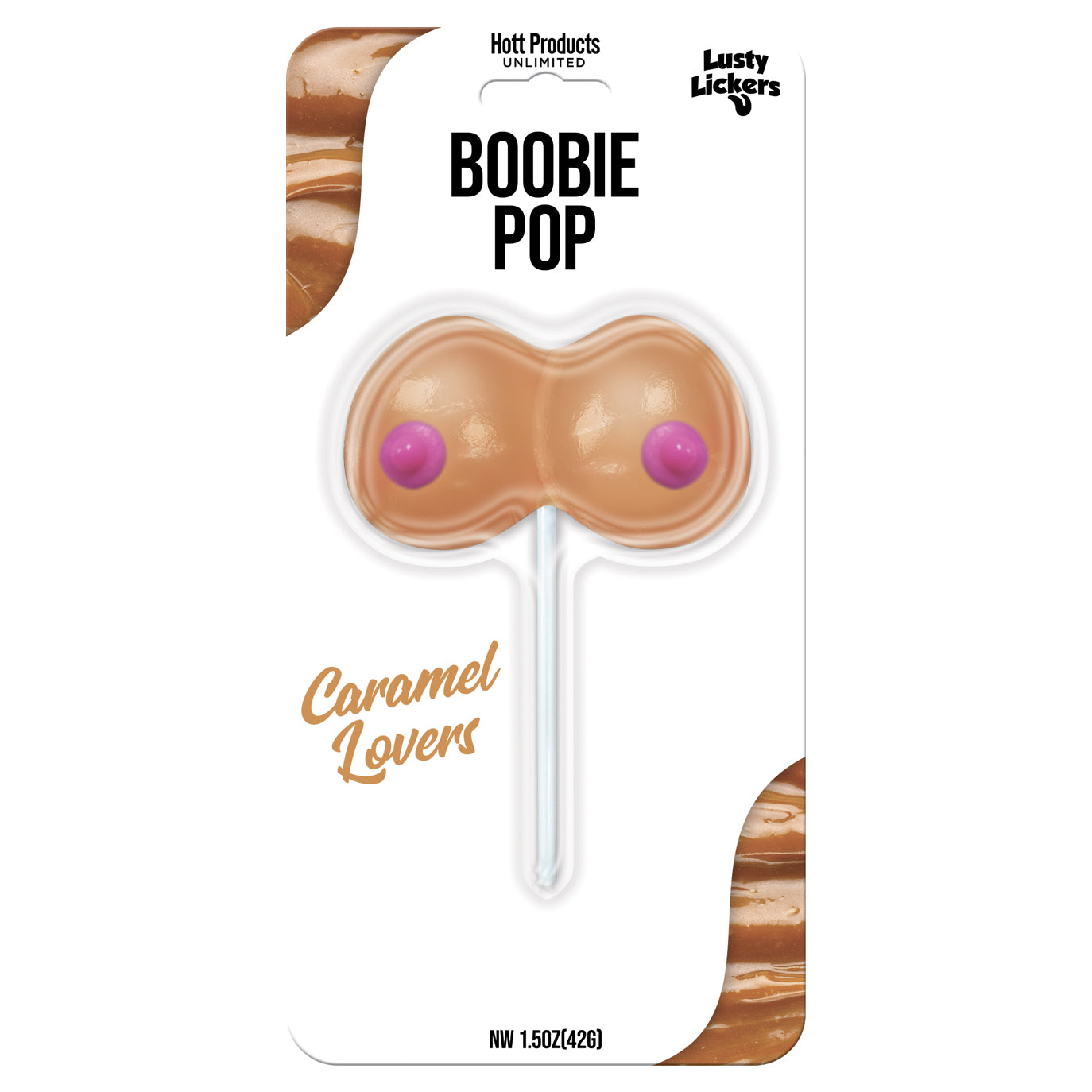Hott Products - Boobie Pop Caramel Lovers - Novelties & Games