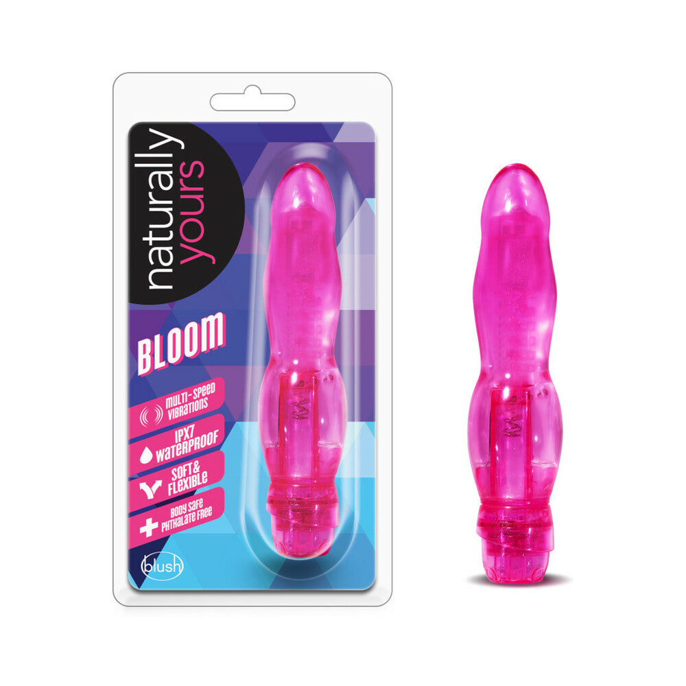 Blush - Naturally Yours Bloom Slimline Vibrator Pink - Vibrators - TPE/TPR/Elastomers
