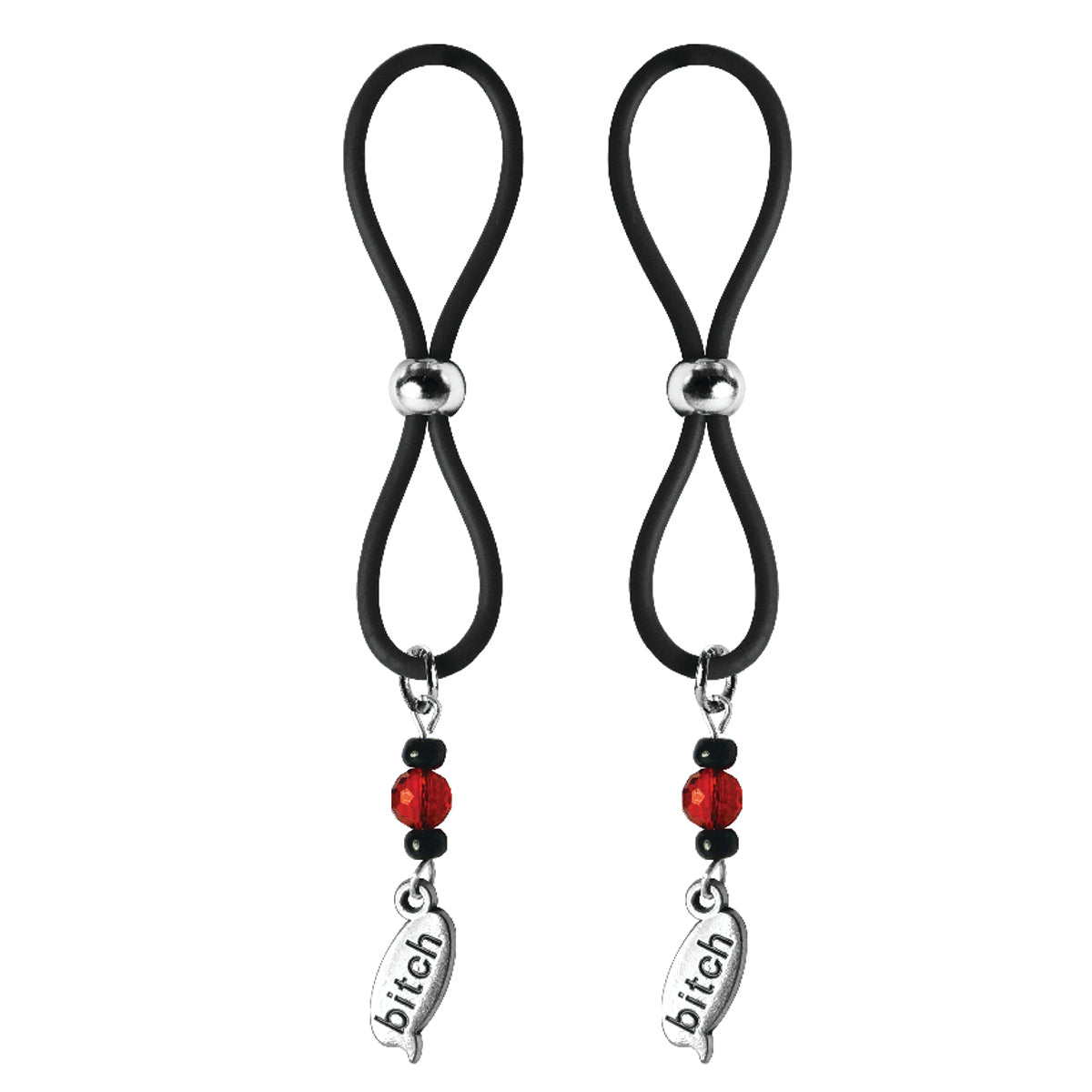 PHS International - Nipple Halos Bitch Charms - Bondage & Fetish Toys - Silicone