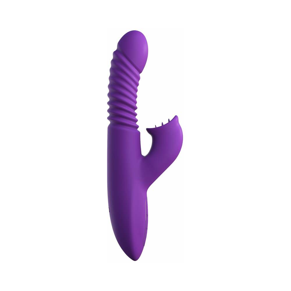 Pipedream - Fantasy For Her Rechargeable Silicone Ultimate Thrusting Clit Stimulate-Her Purple - Vibrators - Silicone