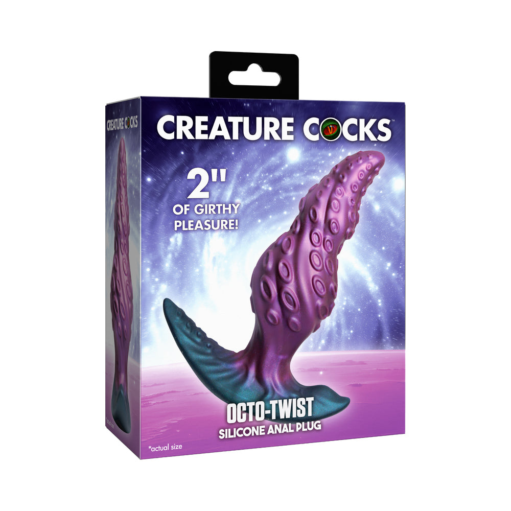 XR Brands - Creature Cocks Octo-Twist Silicone Anal Plug - General