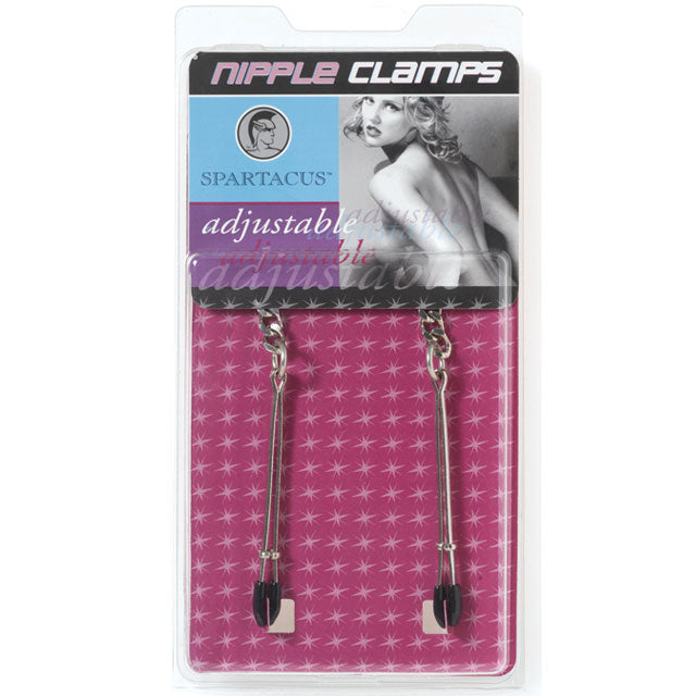 Spartacus - Spartacus Adjustable Tweezer Nipple Clamps - Bondage & Fetish Toys - Metal