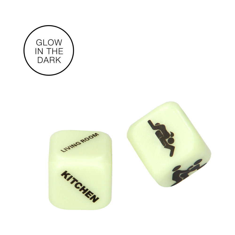 Shots - Shots S-Line Light Up Your Sexy Night Glow in the Dark Sex Dice - Novelties & Games - Plastic