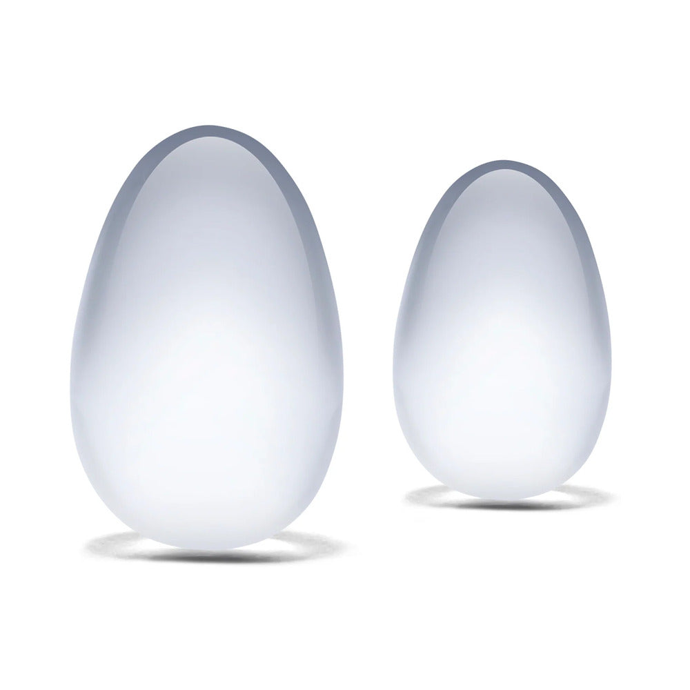 Electric Eel - Glas 2-Piece Glass Yoni Egg Set - Sexual Wellness - Glass