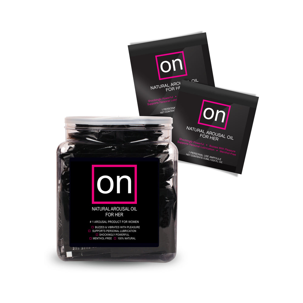 Sensuva - Sensuva ON Original Arousal Oil Ampoule 75-Piece Fishbowl - Supplements & Enhancers - Liquid