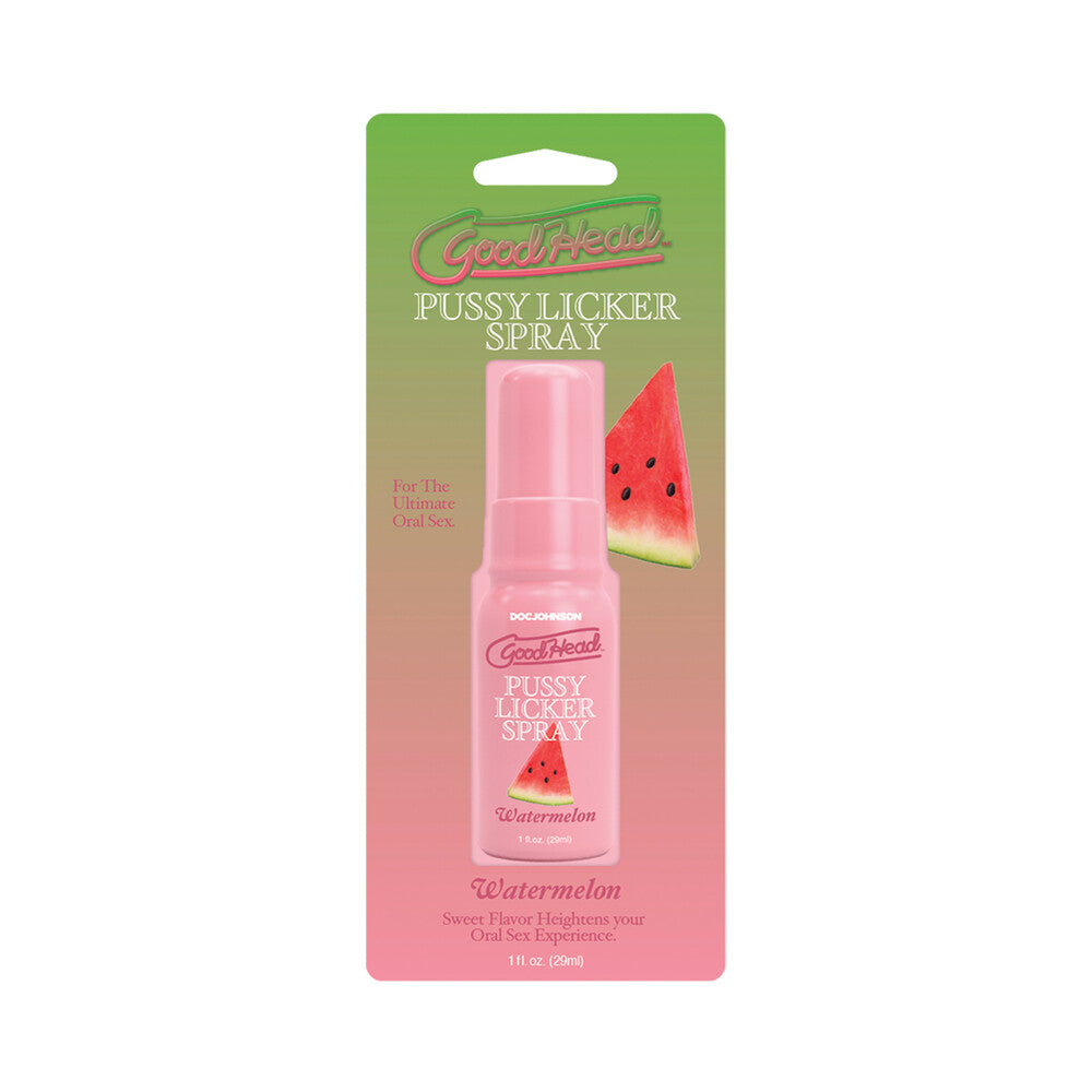 Doc Johnson - GoodHead Pussy Licker Spray Watermelon 1 oz. - Supplements & Enhancers - Liquid