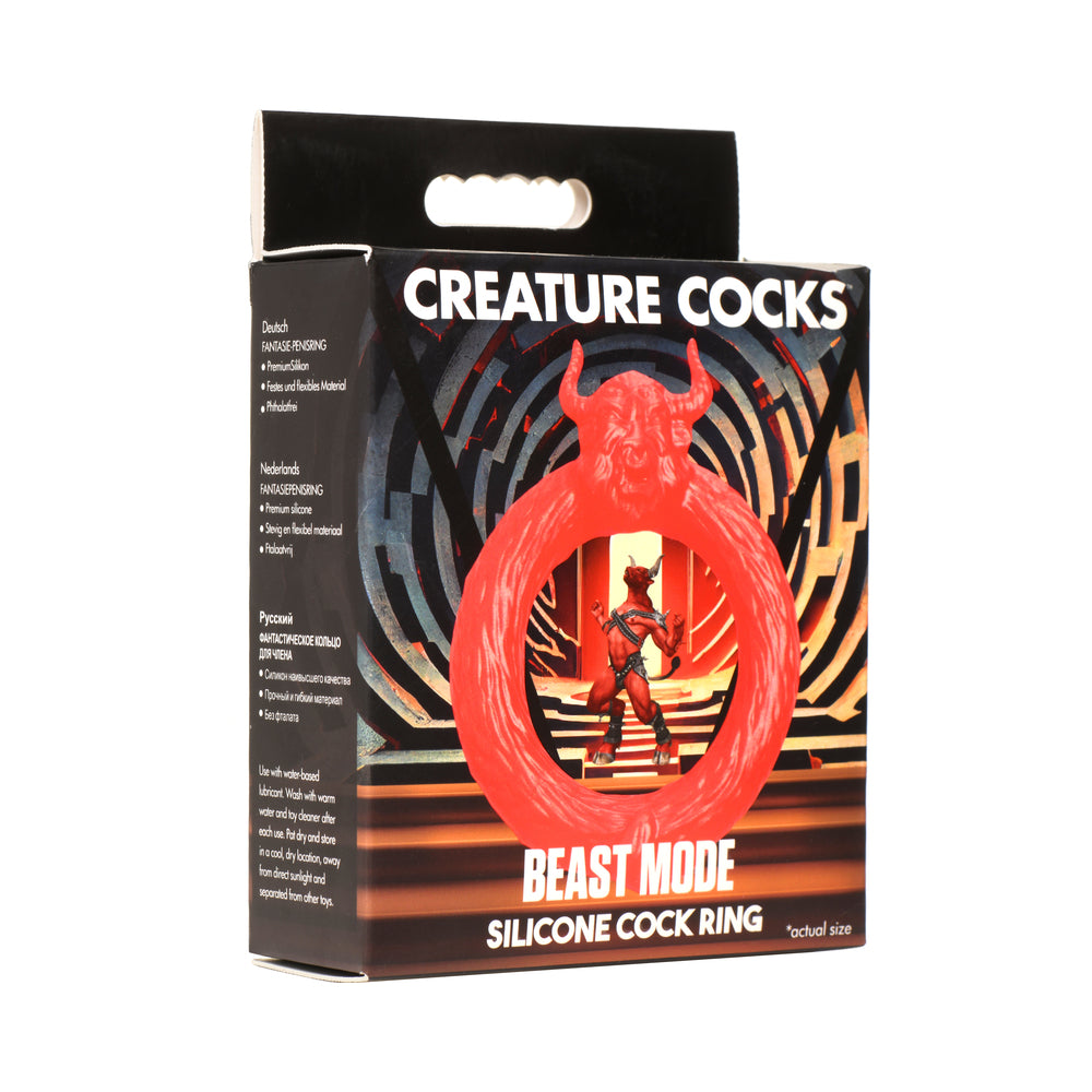 XR Brands - Creature Cocks Beast Mode Silicone Cock Ring - Cockrings - Silicone