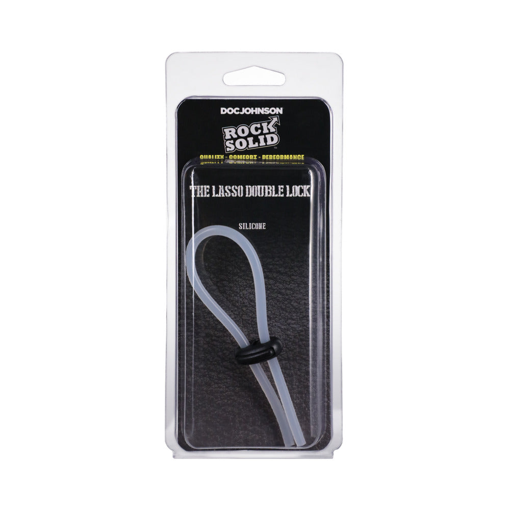 Rock Solid - Rock Solid The Lasso/Bolo Double Lock Adjustable Translucent - Accessories - TPE/TPR/Elastomers
