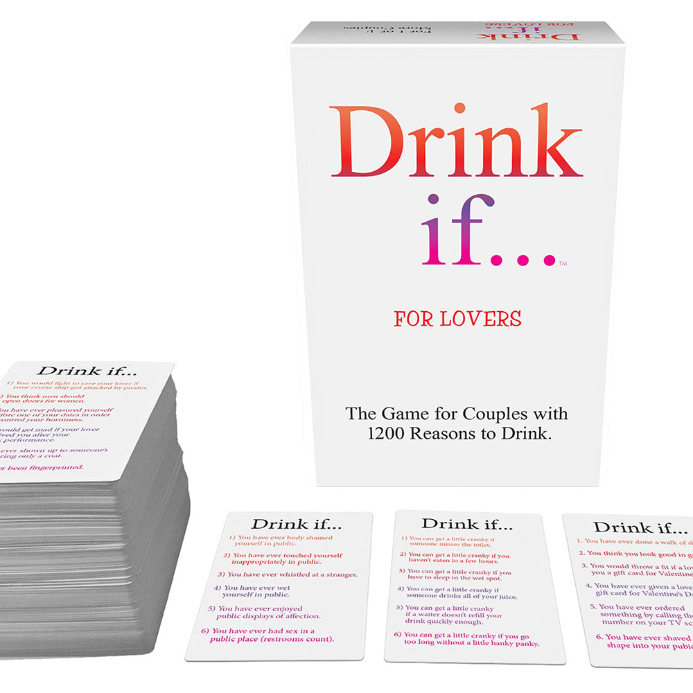 Kheper Games - Drink If... For Lovers Game - Novelties & Games - Paper