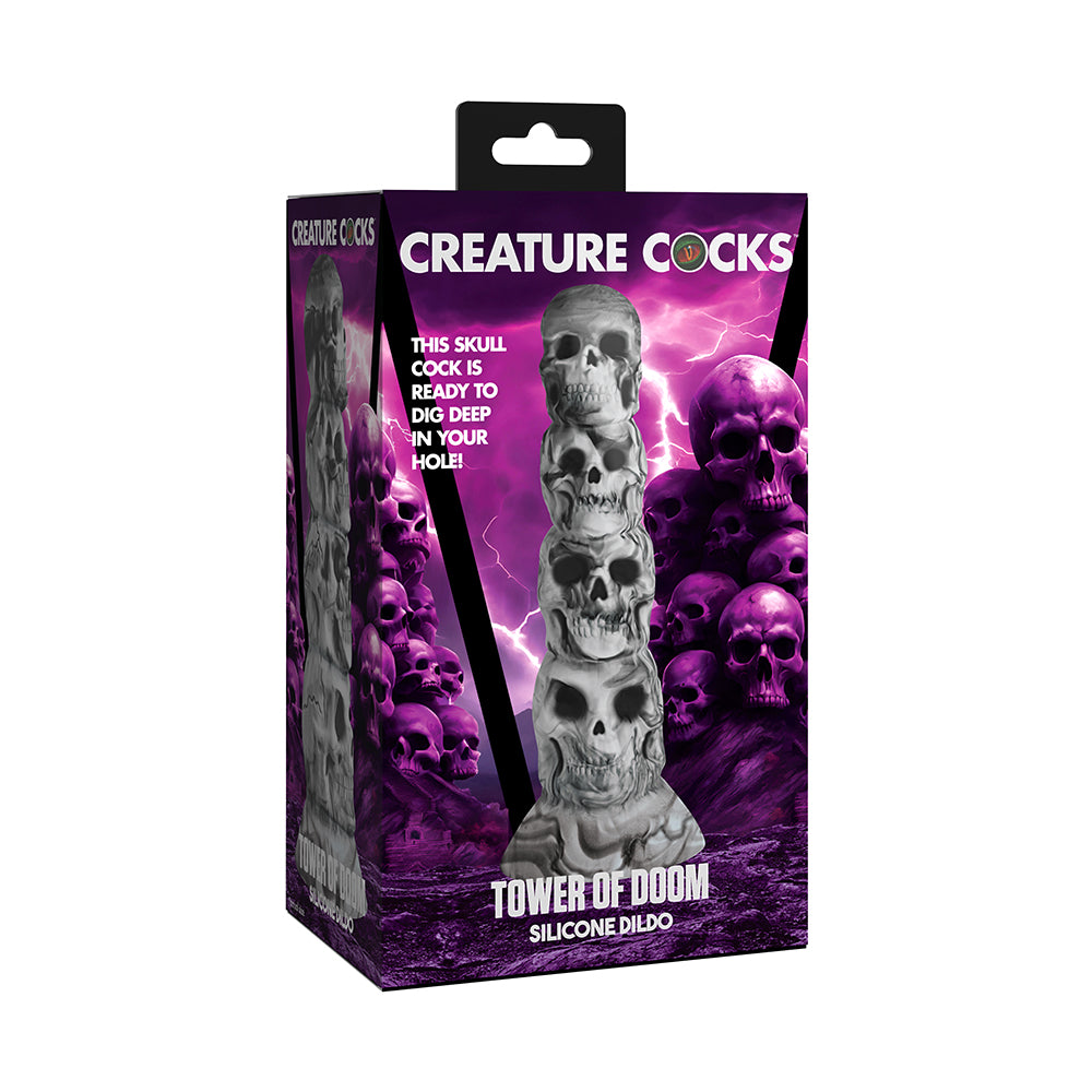 XR Brands - Creature Cocks Tower of Doom Silicone Dildo - Dildos - Silicone