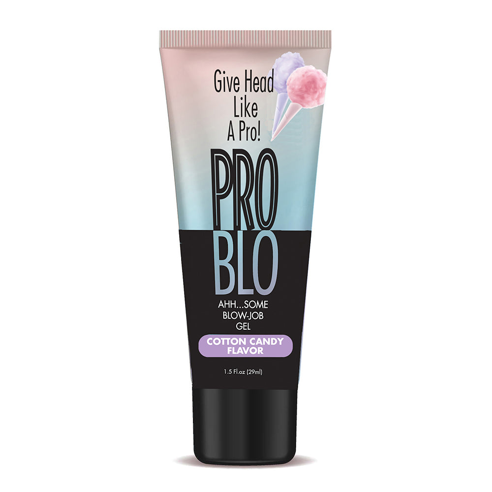 Little Genie - Pro Blo Oral Pleasure Gel Cotton Candy 1.5 oz. - Supplements & Enhancers - Gel