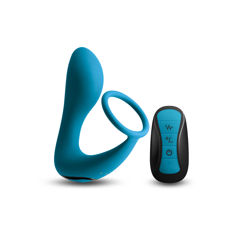 NS Novelties - Renegade Slingshot II Cock Ring & Prostate Stimulator Teal - Anal Toys & Stimulators - Silicone