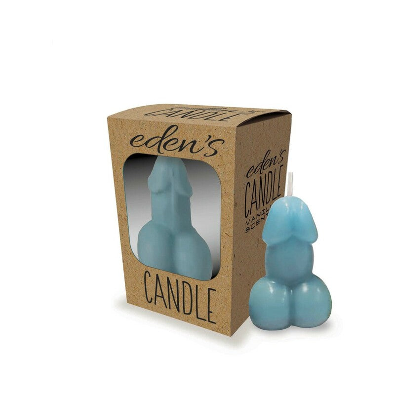 Little Genie - Eden''s Penis Candle Blue - Sexual Wellness - Wax
