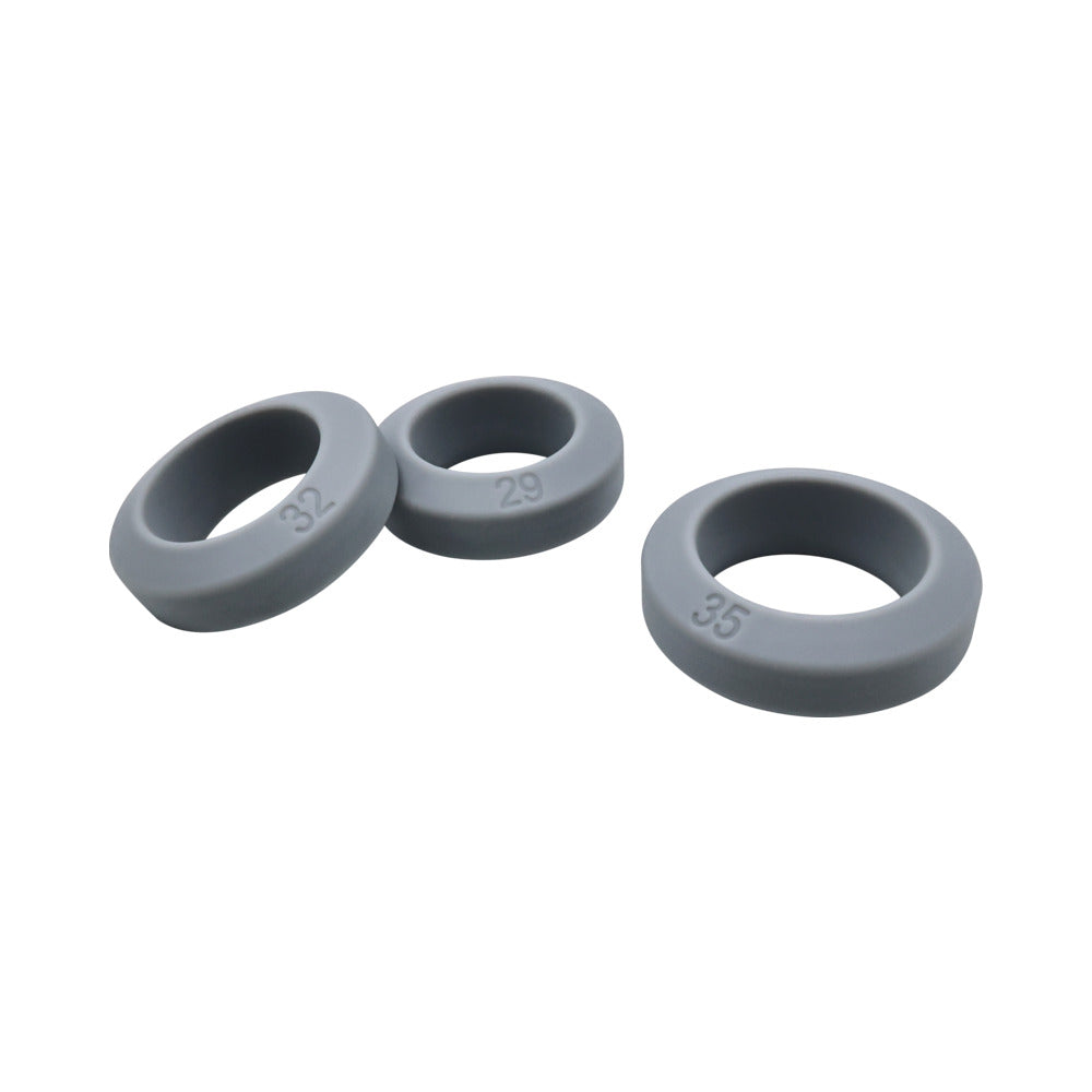 Adam & Eve - Adam & Eve 3 Piece Comfort Enhancers (Bag Packaging) - Cockrings - Silicone