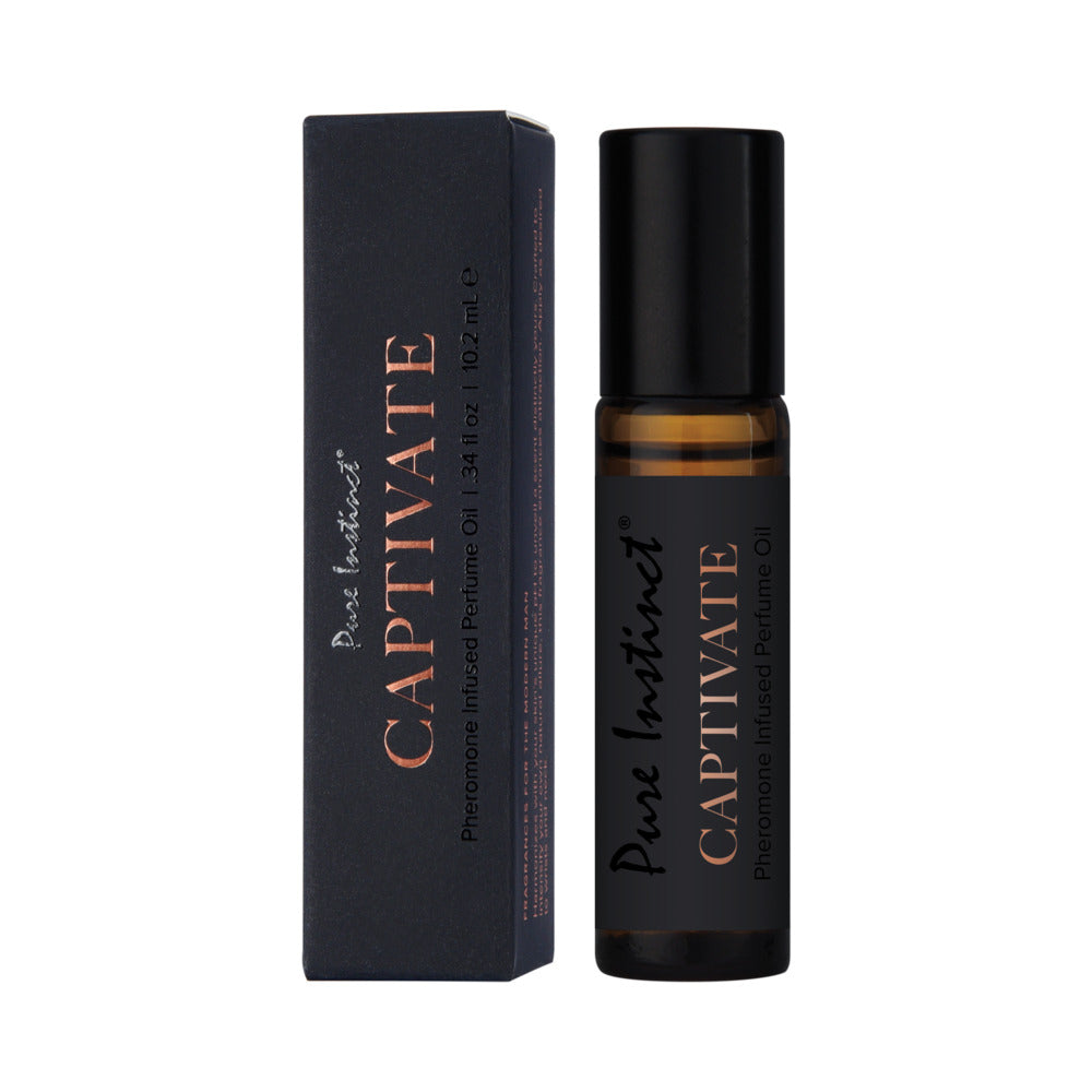 Classic Brands - Pure Instinct Pheromone Perfume Oil Captivate 10.2 Ml | 0.34 Ml - Supplements & Enhancers - Liquid
