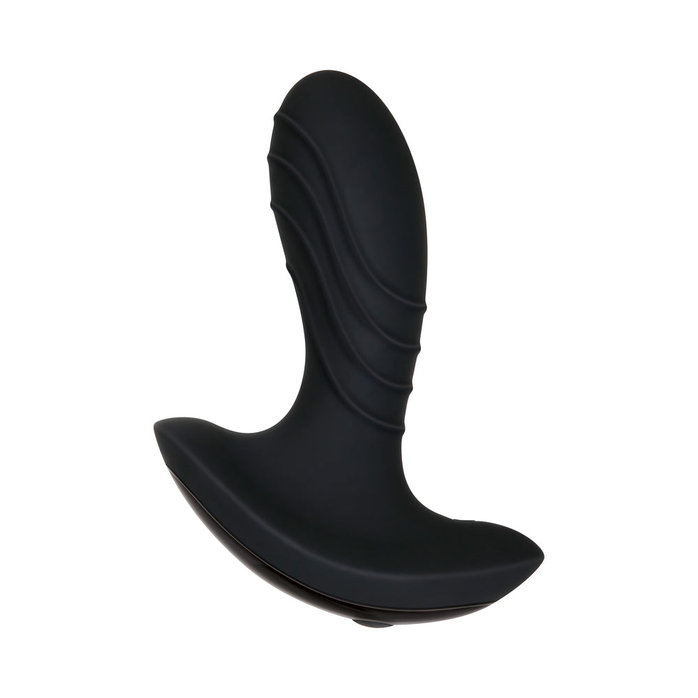 Zero Tolerance - Zero Tolerance The Gentleman Rechargeable Vibrating Silicone Prostate Massager Black - Anal Toys & Stimulators - Silicone