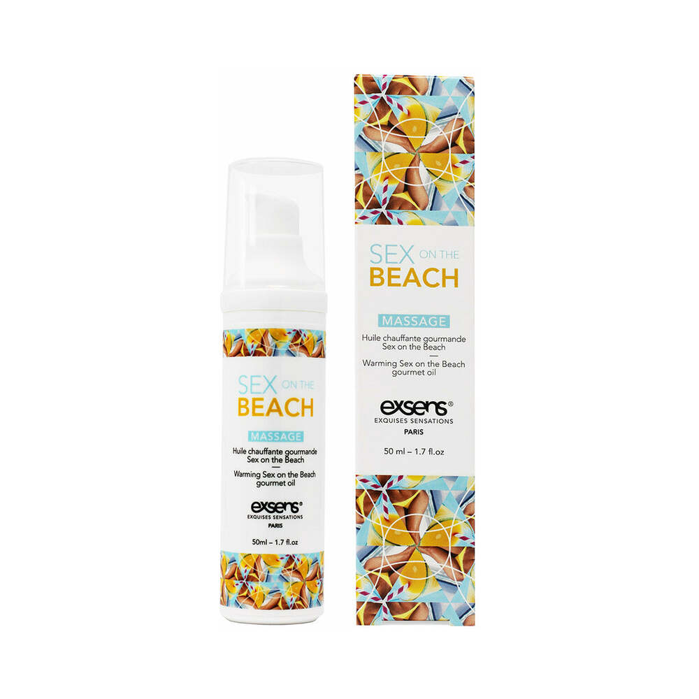Exsens - Exsens Warming Massage Oil Sex on the Beach 1.7 oz. - Lubricants, Creams & Glides - Liquid