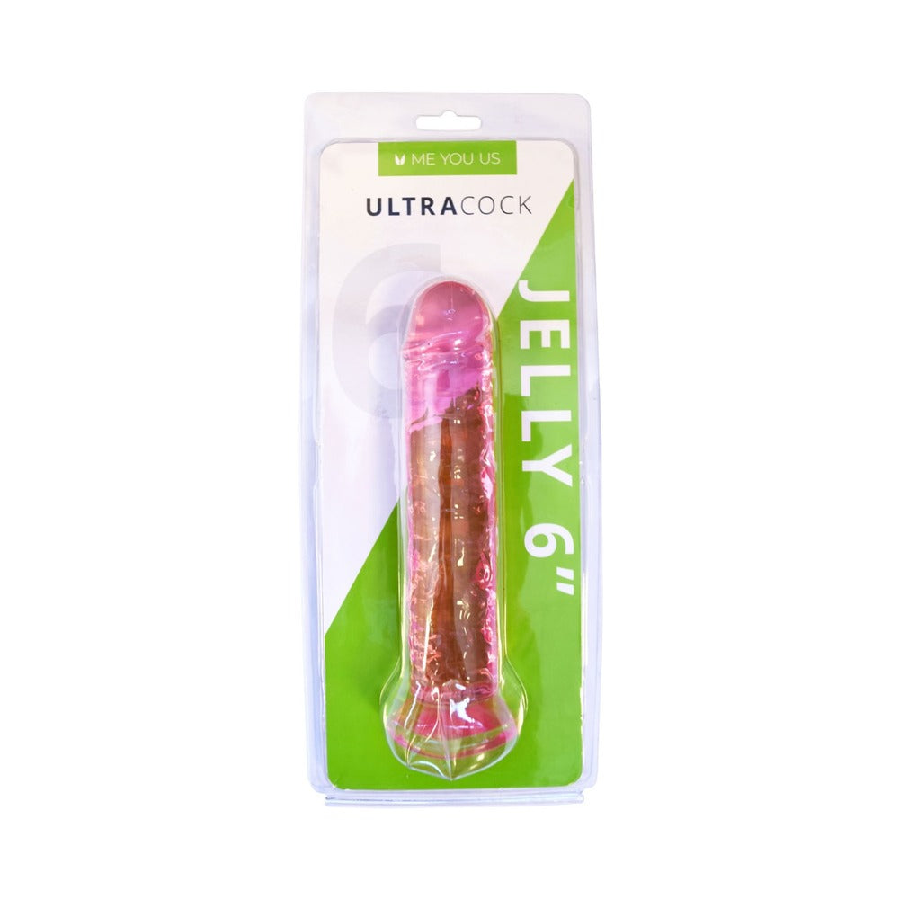 Me You Us - Me You Us Ultracock Pink Jelly 6 in. Dong - Dildos - Jelly/Rubber