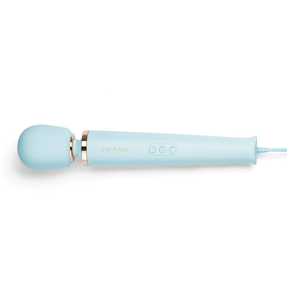 Le Wand - Le Wand Plug-In Vibrating Massager Sky Blue - Vibrators - Silicone