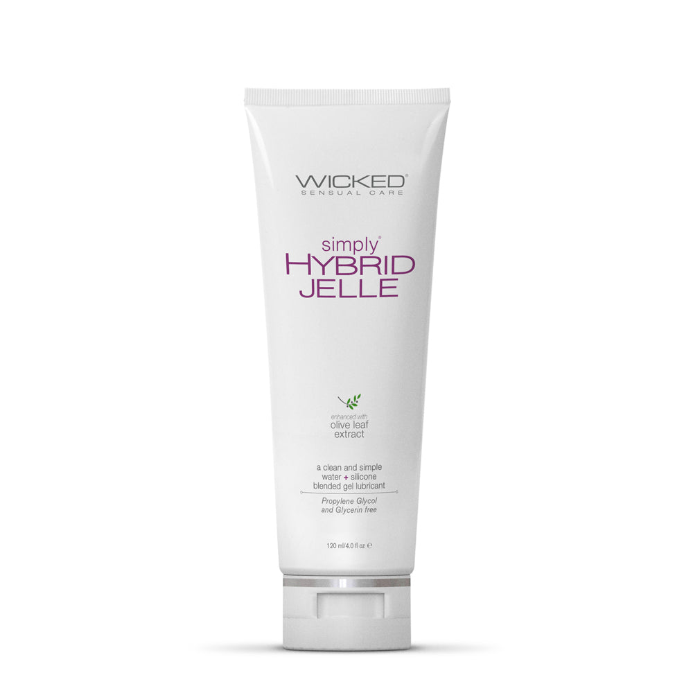 Wicked - Wicked Simply Hybrid Jelle Lubricant 4 oz. - Lubricants, Creams & Glides - Liquid