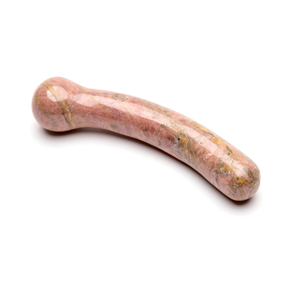 Chakrubs - Chakrubs Anahata Curve Rhodonite Wand - Dildos