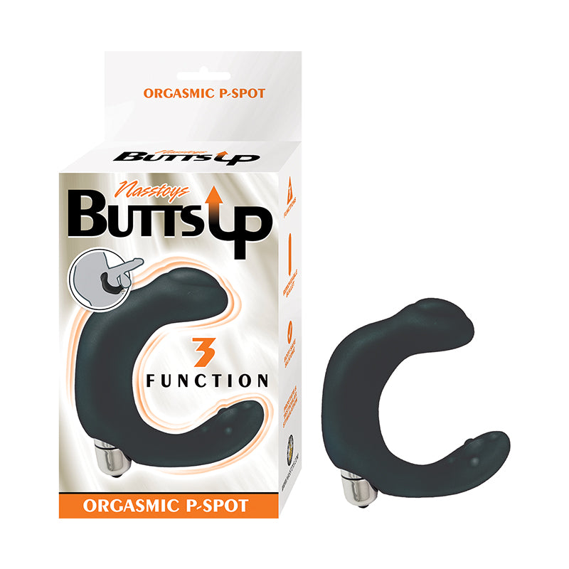 Nasstoys - Butts Up Orgasmic P-Spot - Black - Anal Toys & Stimulators - Silicone