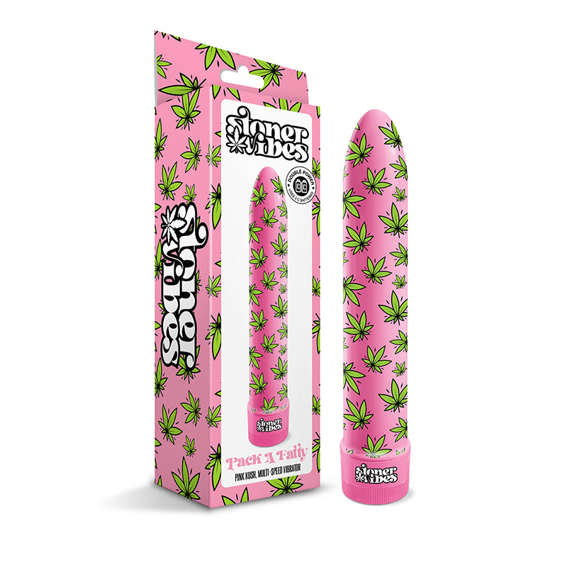 Global Novelties - Stoner Vibes Pack A Fatty Pink Kush - Vibrators - ABS