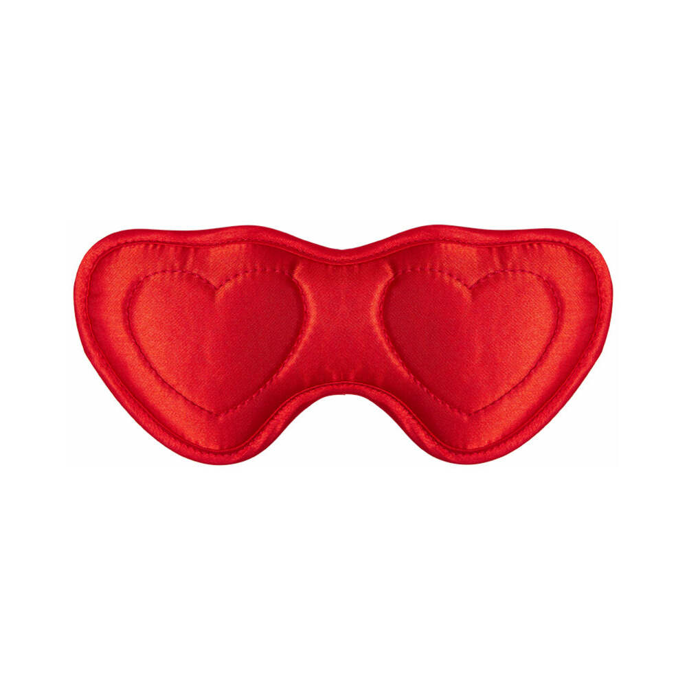 Sportsheets - Sportsheets Sex & Mischief Amor Blindfold Red - Bondage & Fetish Toys - Polyester