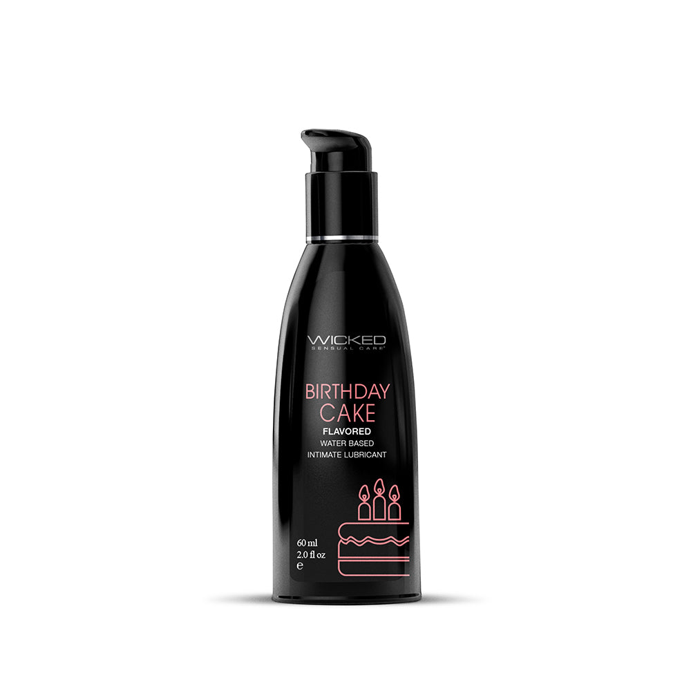 Wicked - Wicked Aqua Birthday Cake Water-Based Lubricant 2 oz. - Lubricants, Creams & Glides - Liquid