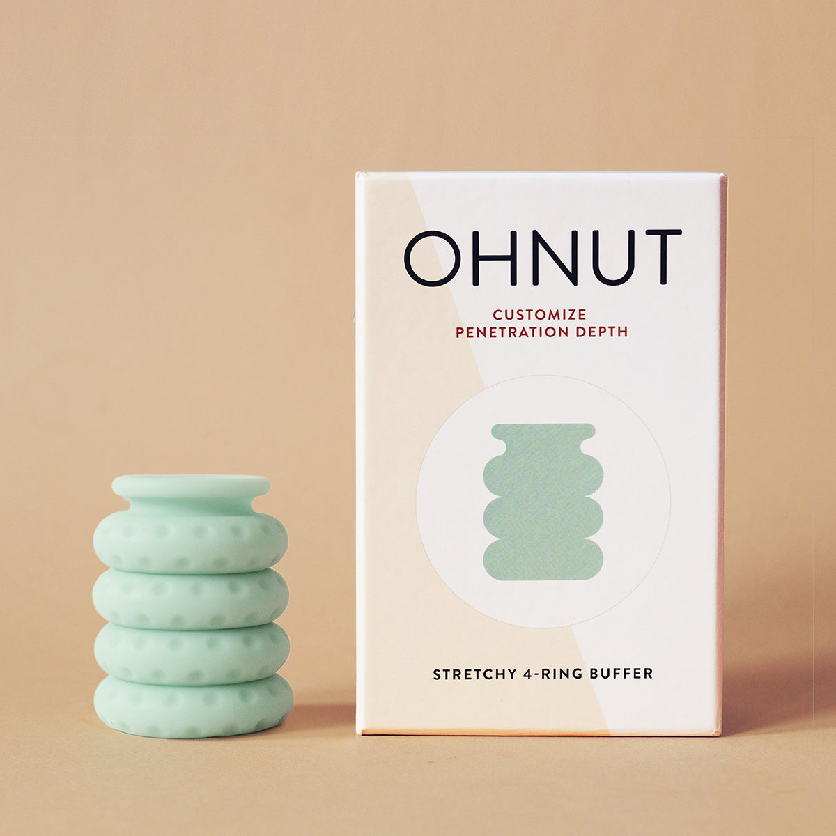 OhNut - Ohnut Depth-Limiting Rings 4-Pack Jade - Accessories - Silicone